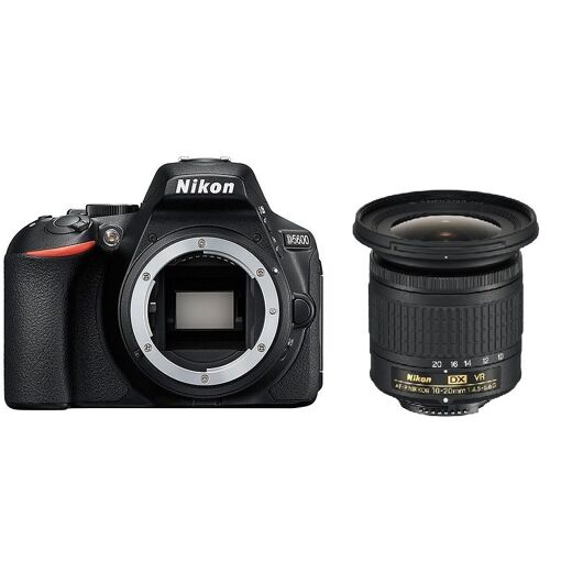 Cámara Nikon D5600 24.2MP + Objetivo AF-P 10-20mm F4.5-5.6G VR