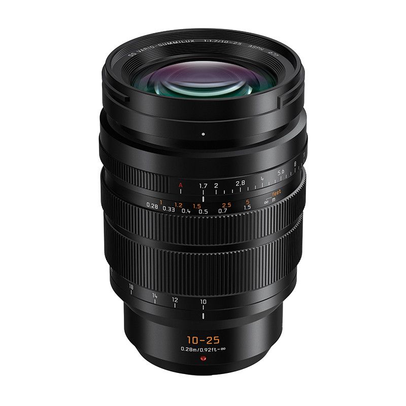 Panasonic Leica 10-25mm f/1.7 DG Vario Summilux Lens, 2-Year Warranty