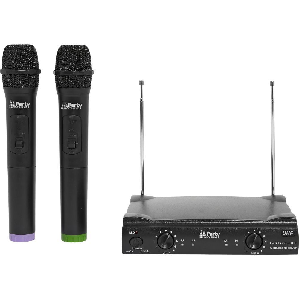 Lotronic PARTY-200UHF Party Light & Sound System - Microphone System