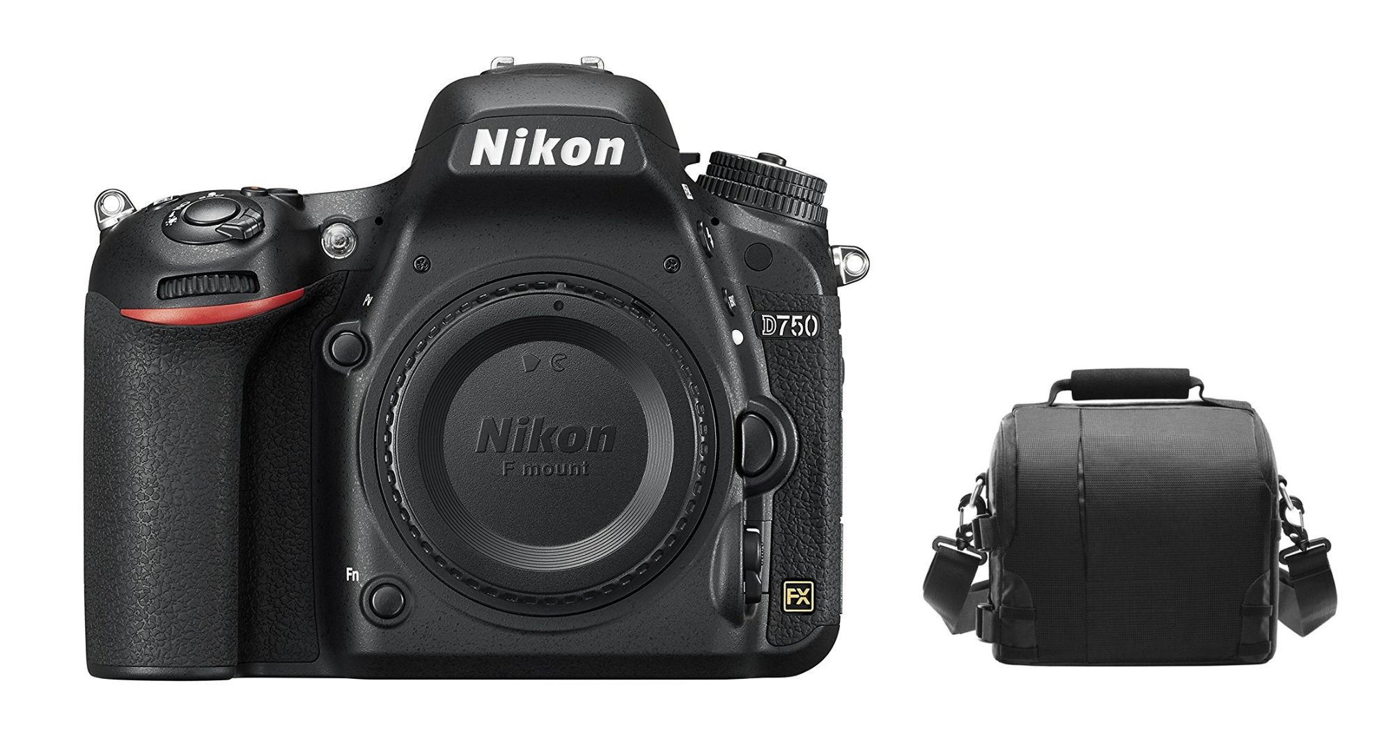 Appareil photo reflex Nikon D750 24,3 MP Boîtier nu + Sac