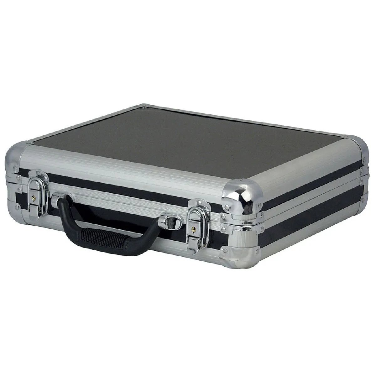 Dap Audio Mic Case 7 - Black - Microphone Transport Case for SM58 - Cut-Out Foam - Rigid Shell - Secure Fasteners