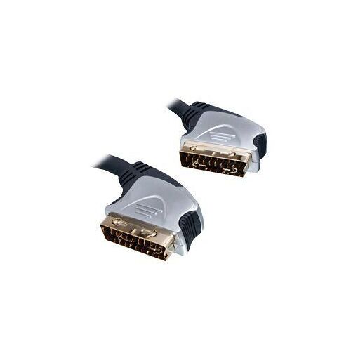 Cable SCART de Nedis - 5 m, doble blindado, negro
