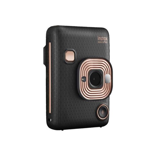 Fujifilm Instax Mini LiPlay - Cámara digital - Impresora de fotos instantáneas compacta - negro elegante