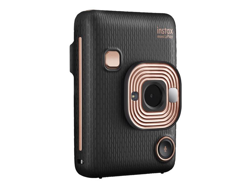 Fujifilm Instax Mini LiPlay - Digital Camera - Compact Instant Photo Printer - Elegant Black