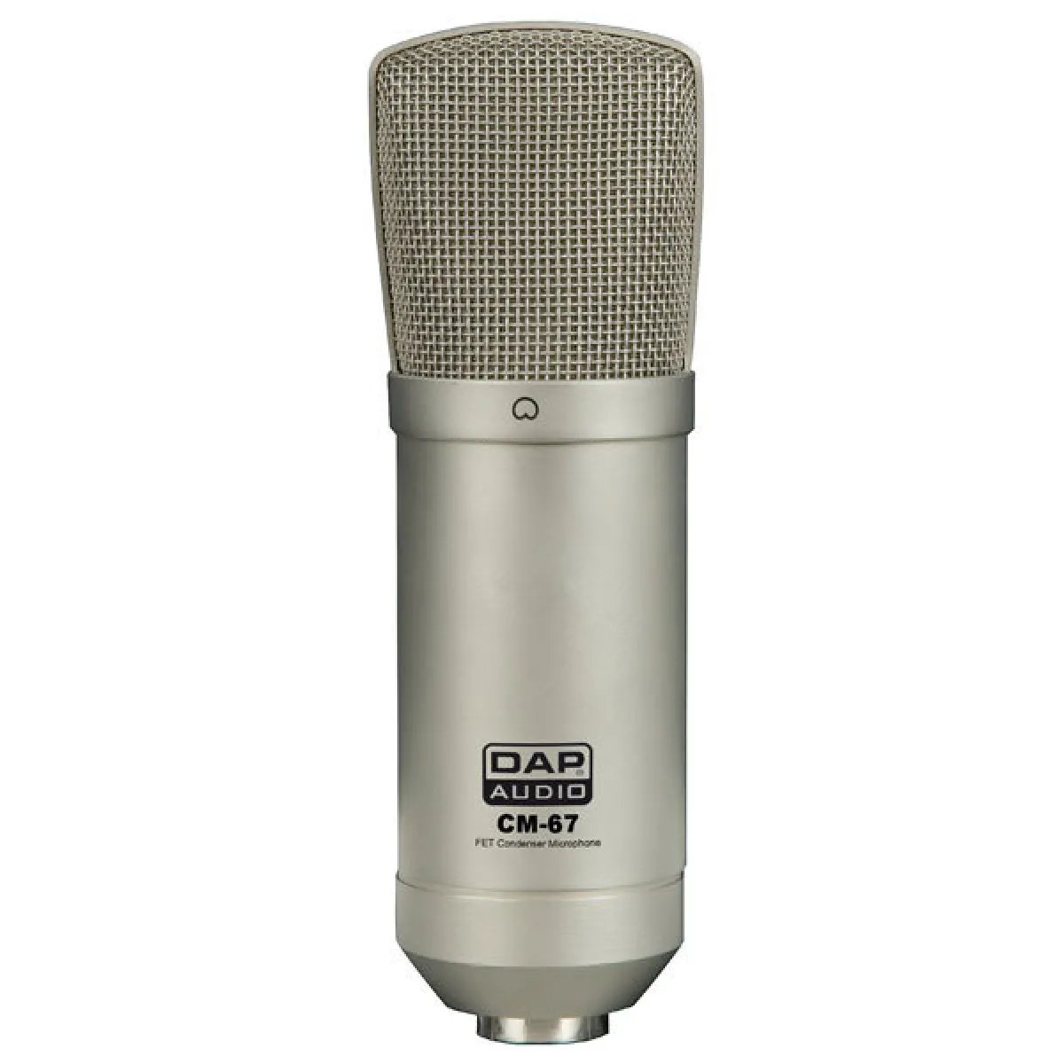 Dap CM-67 - Silver - Electret Cardioid Microphone - Wired - 30 Hz to 20 kHz - Max 128 dB SPL