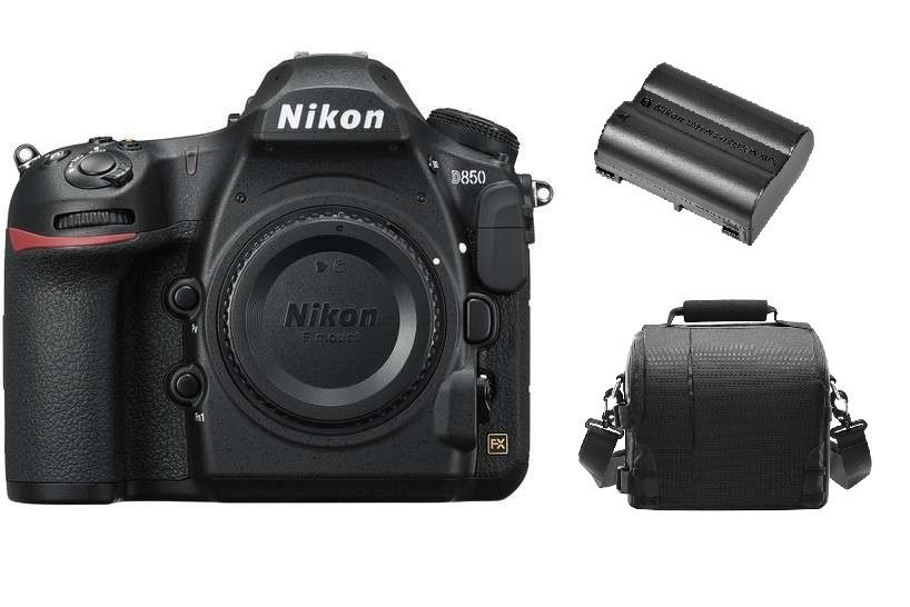 Appareil photo reflex Nikon D850 45,7 mégapixels + Sac + Batterie EN-EL15A
