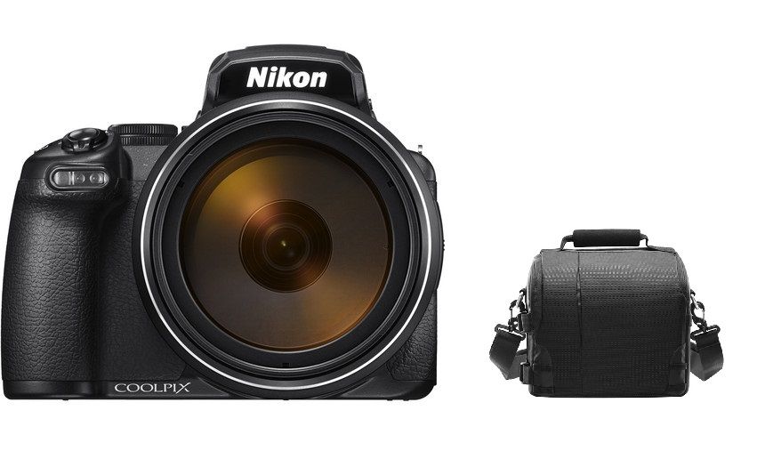 Nikon P1000 16MP Compact Camera Black + Bag