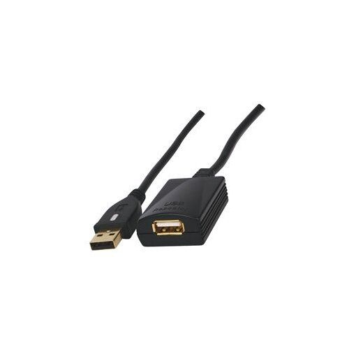 Nedis Active USB Cable Extension - 5m, Black