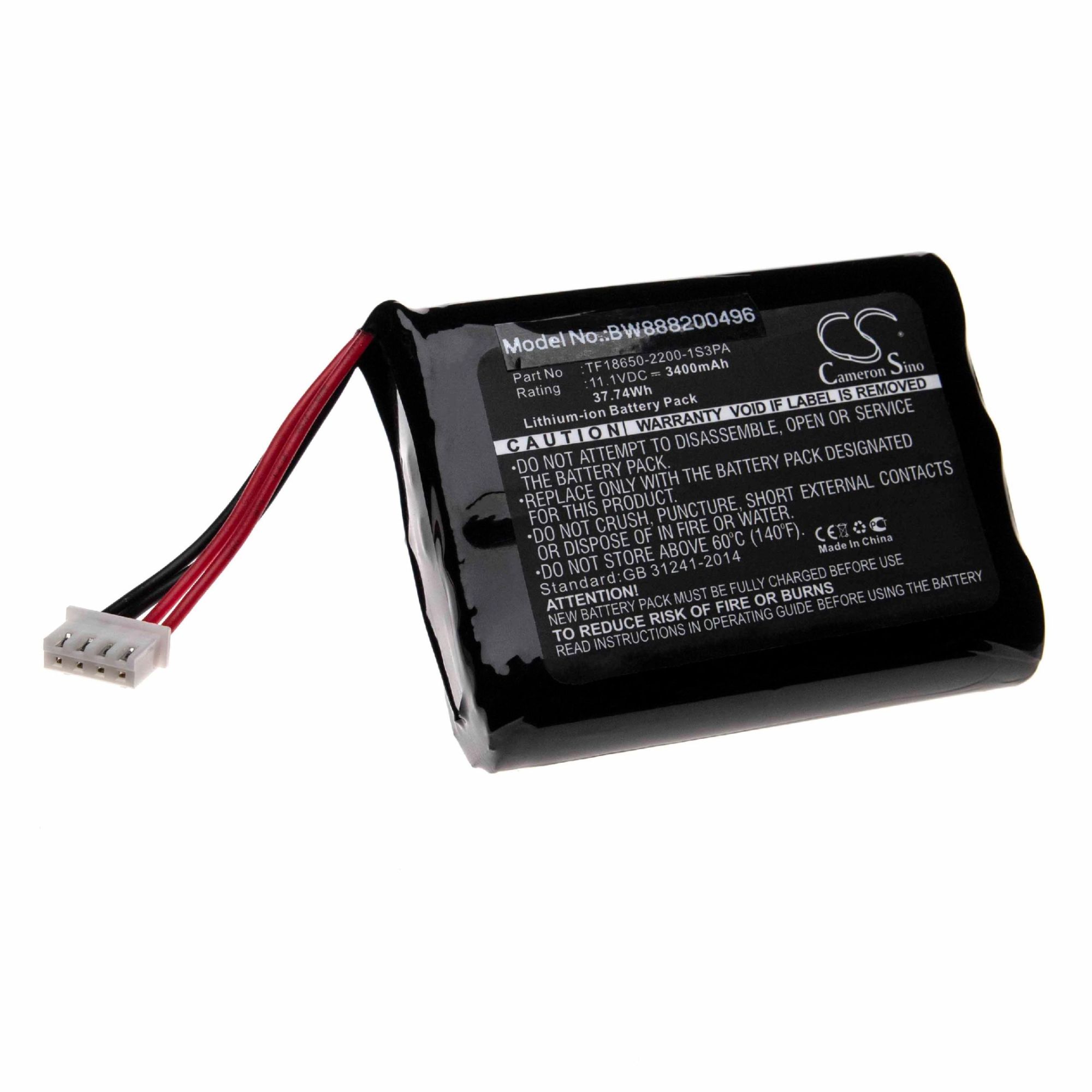 Marshall Stockwell Speaker Battery (3400mAh, 11.1V, Li-Ion)