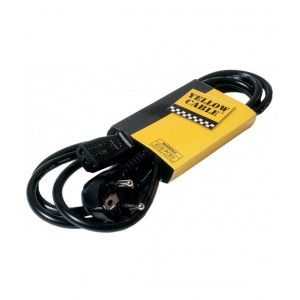 Yellow Cable Sector Schuko Cable