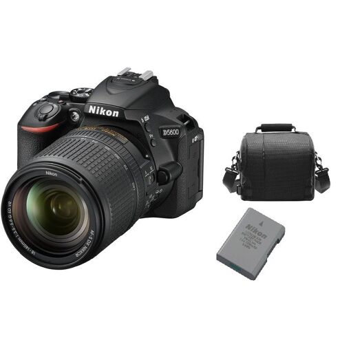 Nikon D5600 24.2MP Reflex Kit with AF-S 18-140mm F3.5-5.6G ED VR DX Lens + Bag + EN-EL14A Battery