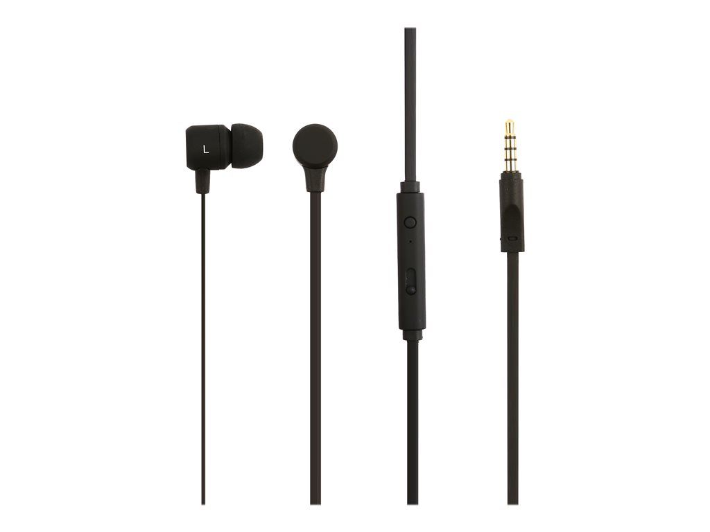 Cultura INEAR-01 - Wired Earbuds with Microphone - Black