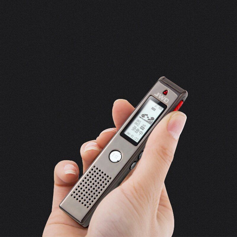 Grabador de voz de bolsillo profesional Kewalker DVR618 USB de 8 horas Dictáfono digital con reproductor MP3 WAV DVR 618