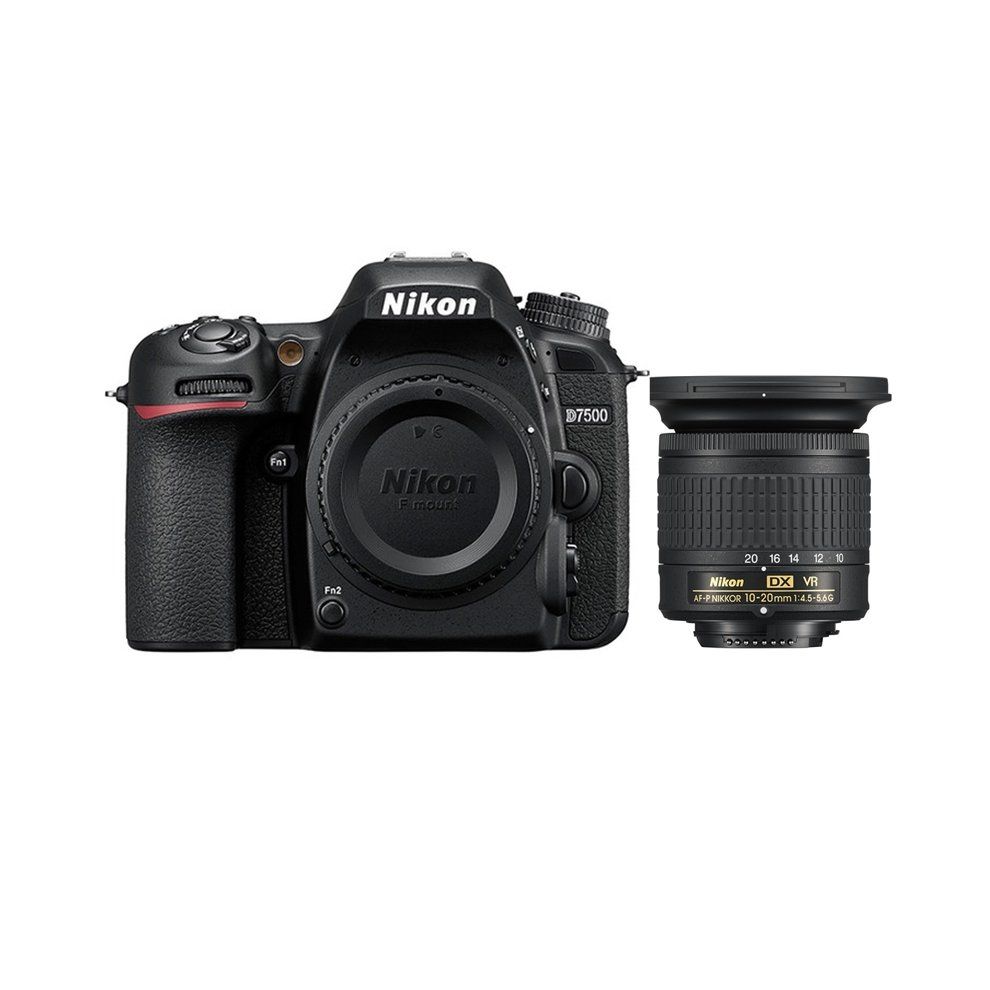 Nikon D7500 20.9MP DSLR Camera with AF-P 10-20mm F4.5-5.6G VR DX Lens
