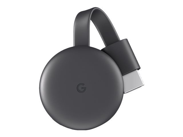 Google Chromecast 3 - Digital Media Receiver - Charcoal