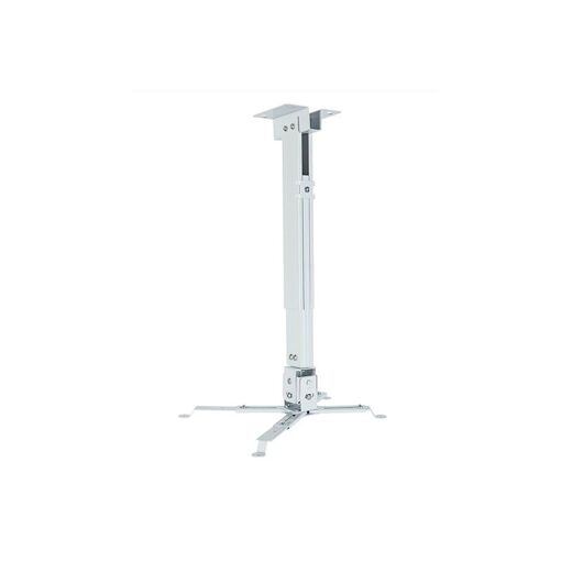 Soporte de techo ajustable Igual STP01-S para proyector - Inclinación 22,5°, Capacidad 18 kg, Blanco
