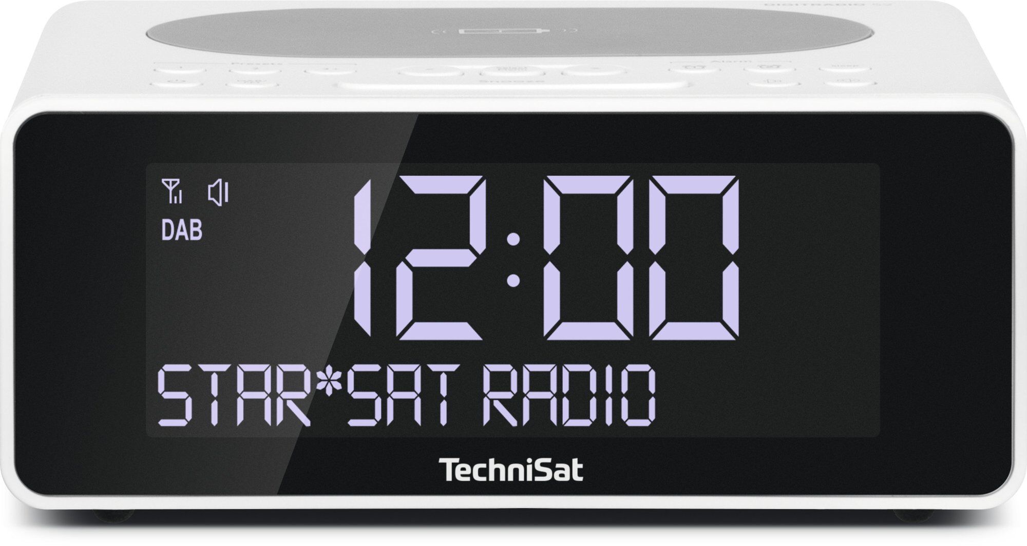 Radio despertador digital TechniSat Digitradio 52 - Blanco