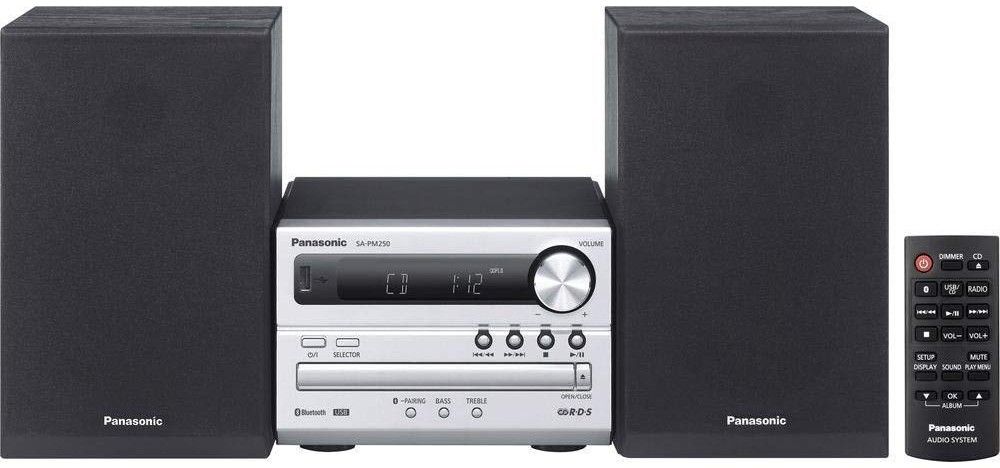 Panasonic Micro HiFi System, Silver