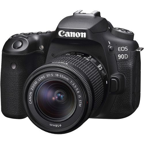 Kit Canon EOS 90D con lente EF-S 18-55mm IS STM