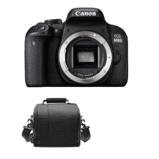 Appareil photo reflex numérique Canon EOS 800D 24,2 mégapixels + Sac