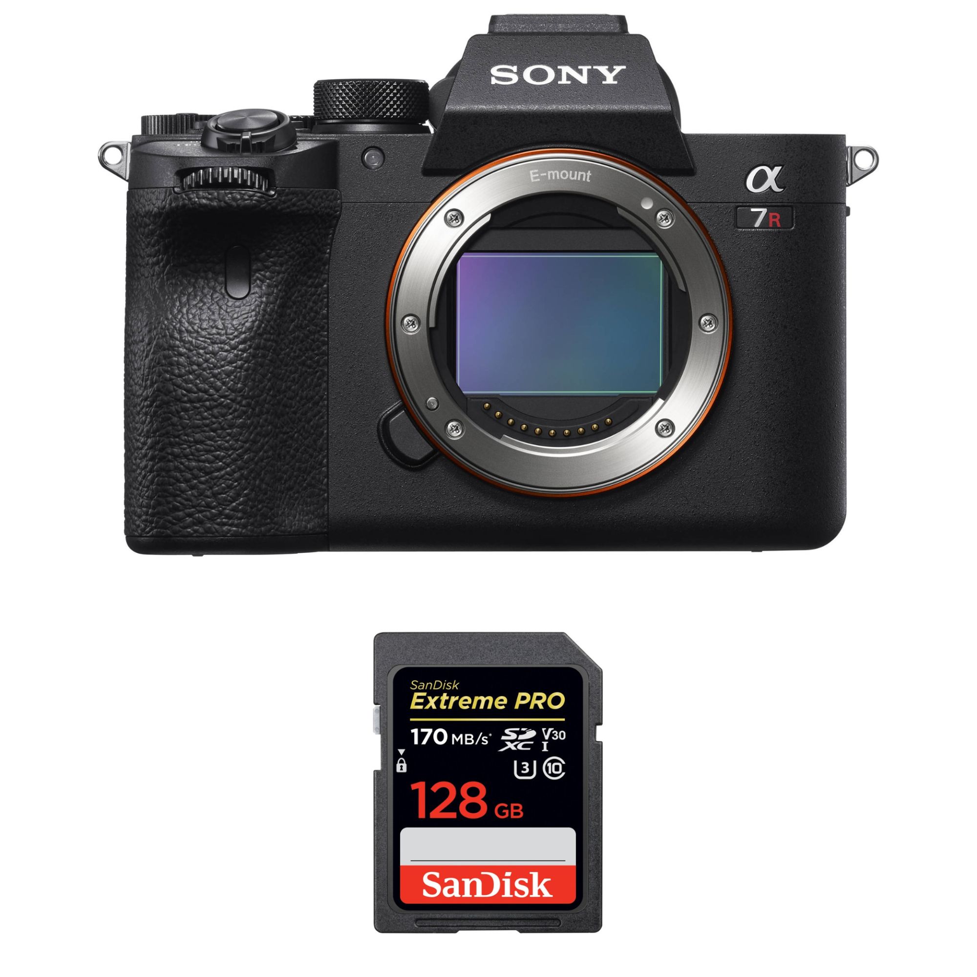 Sony ALPHA 7R IV Nu + SanDisk 128GB Extreme PRO UHS-I SDXC 170 MB/s 2-year Warranty