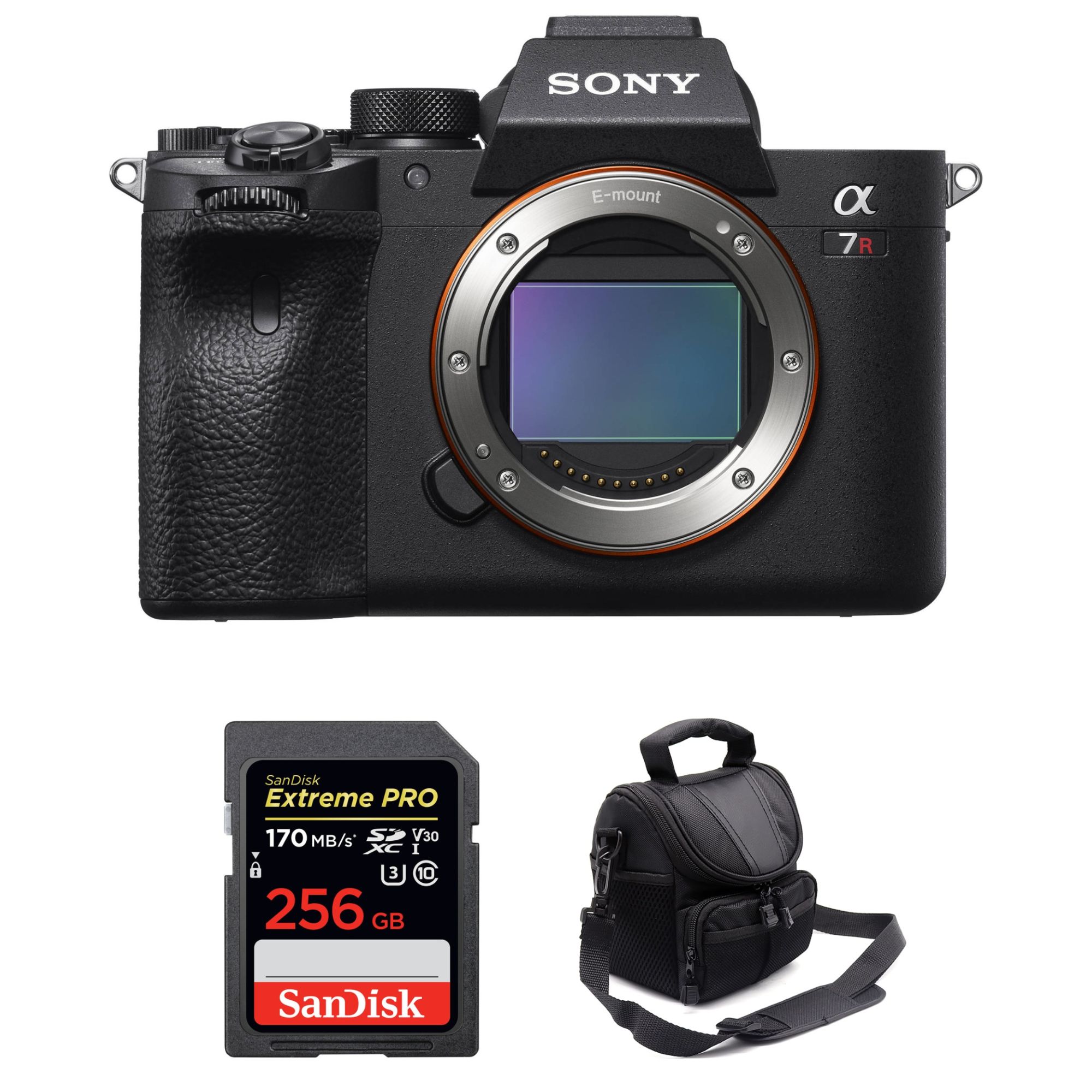 Sony ALPHA 7R IV Nu + SanDisk 256GB Extreme PRO UHS-I SDXC 170 MB/s + Sac Garantie 2 ans