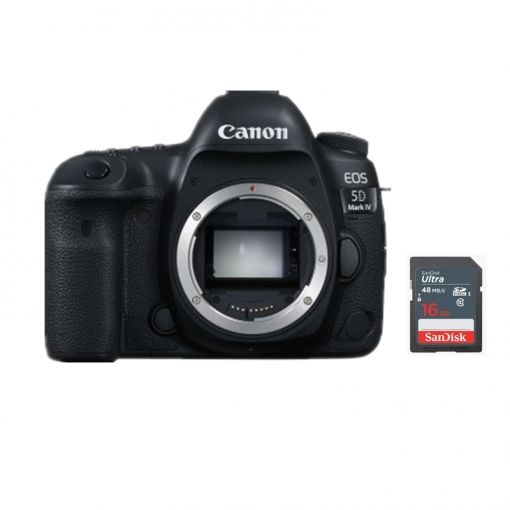 Canon EOS 5D IV 30.4MP Camera with 16GB SD Card