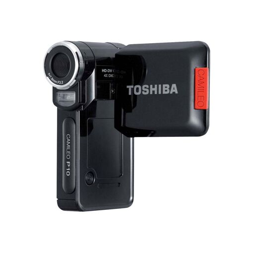 Toshiba Camileo P10 - Caméscope - Full HD 1080p - 5,0 MP - Flash 128 Mo - Carte Flash - Noir Minuit