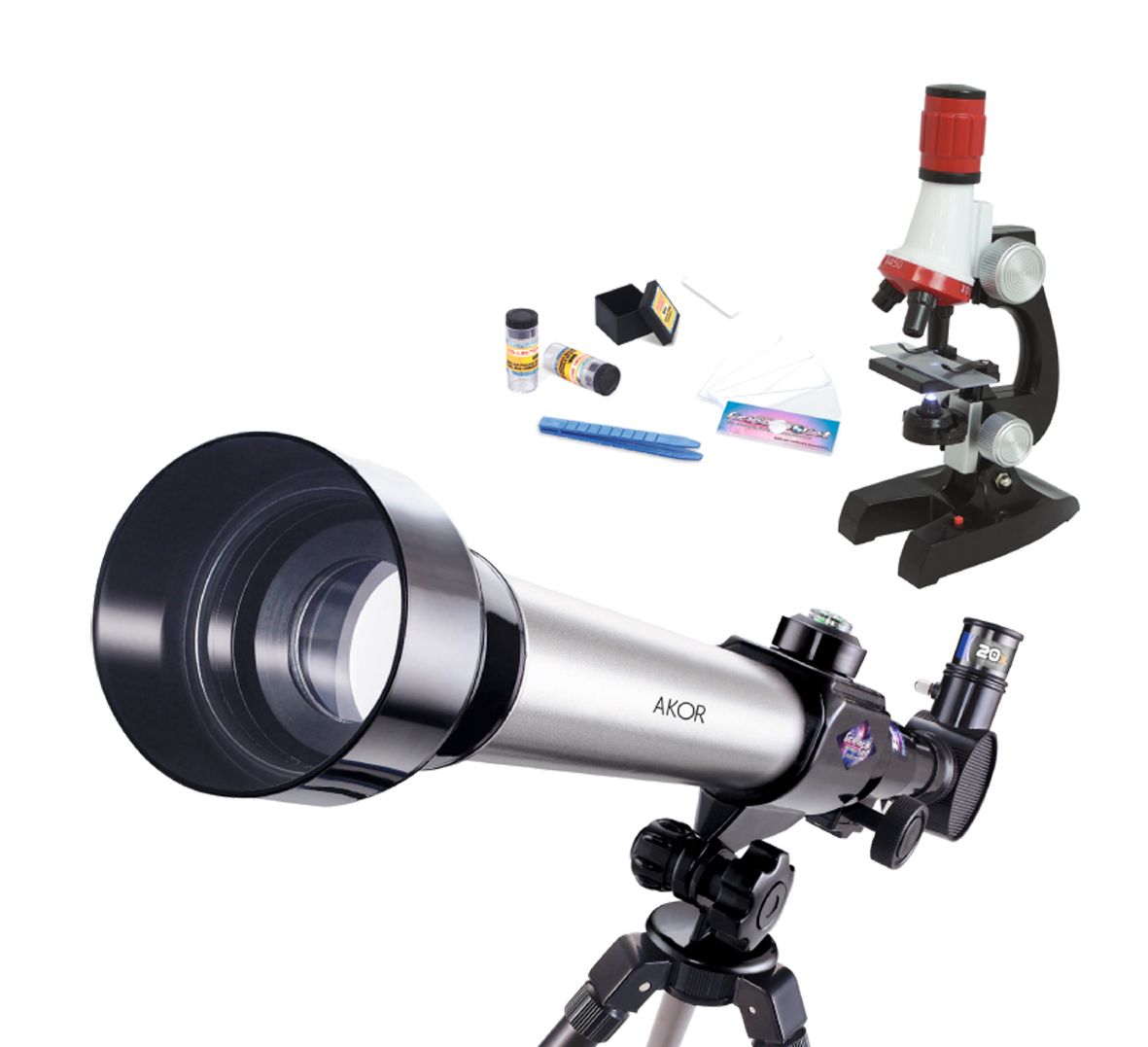 Akor 30mm Lens Telescope & Microscope - Grey