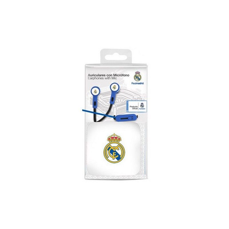 Real Madrid C.F. Blue Button Headset