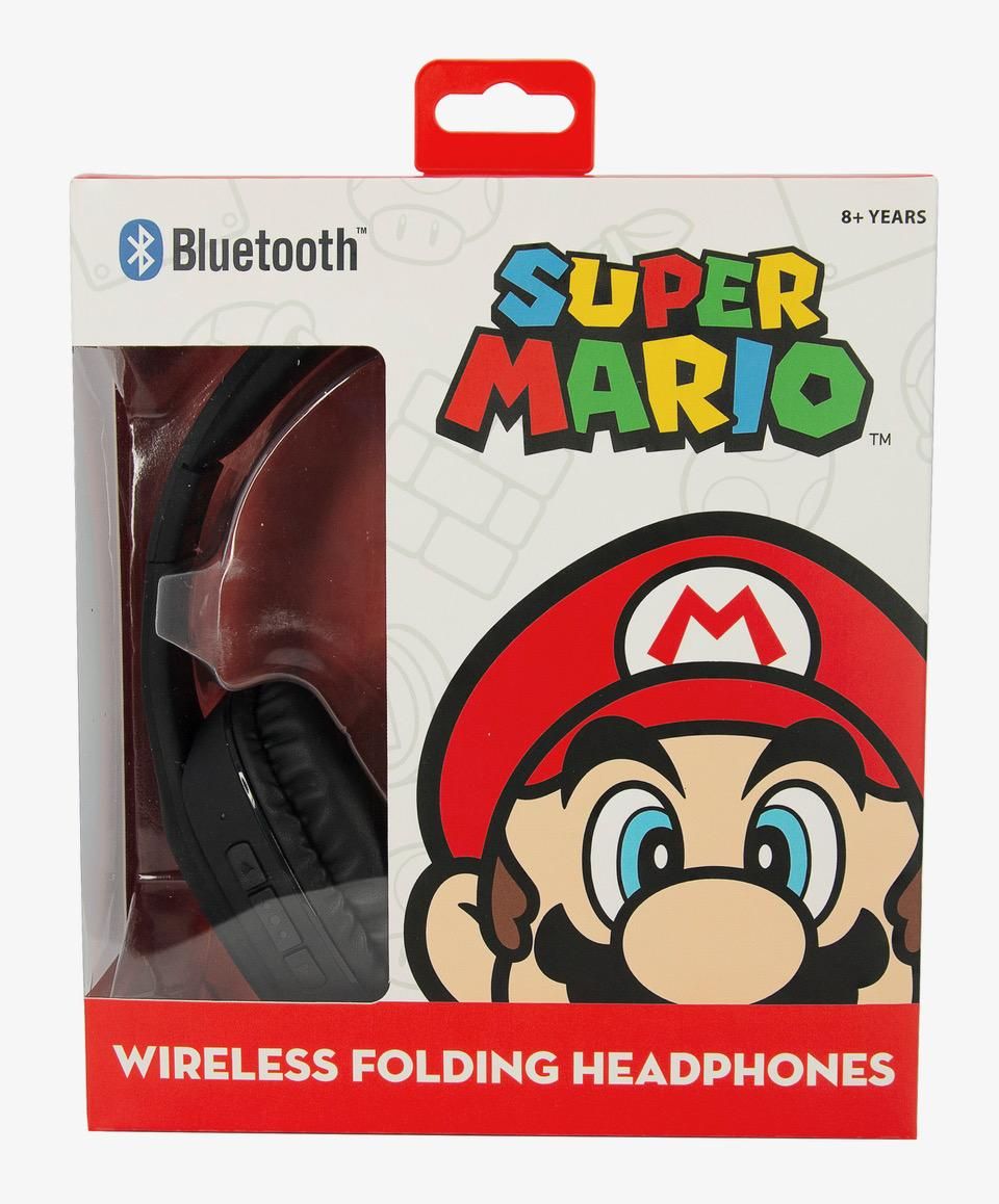 Nintendo Bluetooth Audio Headset OTL 8+ Junior 85db - Mario Icon