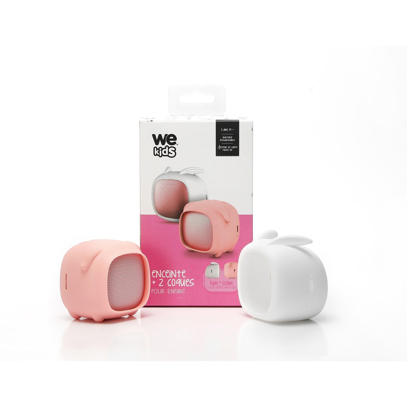 WE Kids Wireless Bluetooth Speaker - White