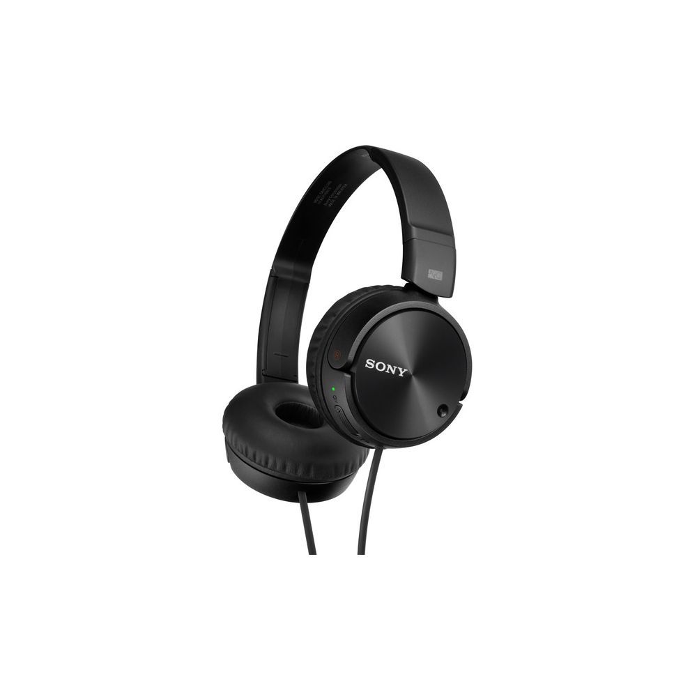 Sony MDR-ZX110NA - Active Noise Cancelling Headphones - Over-ear - Wired - 3.5mm Jack - Black