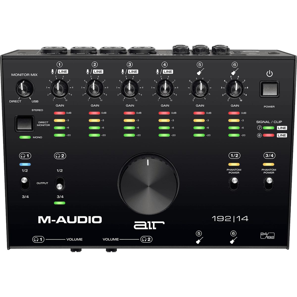 Interfaz de audio MIDI M-Audio AIR192X14 - 8 entradas / 4 salidas