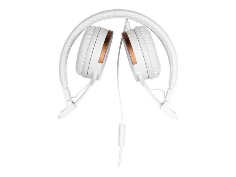 Meliconi MySound Metal Earphones with Microphone - Wired - White