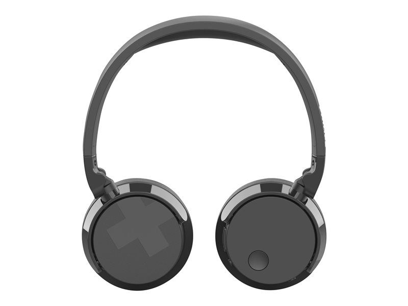 Philips BASS+ Over-Ear Headphones with Microphone - Bluetooth - Noise Cancelling - Black