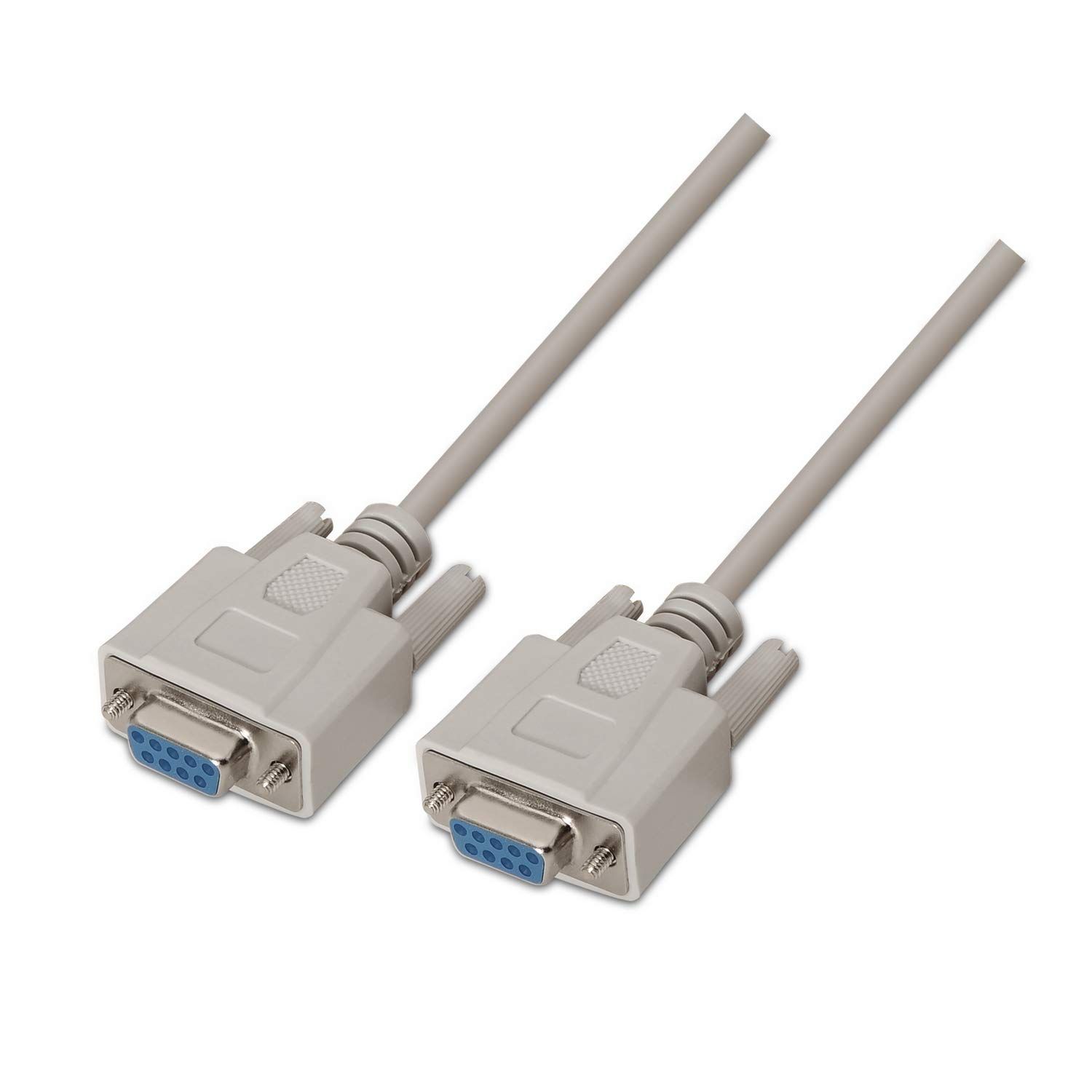 Aisens RS232 Cable (DB9/H-DB9/H, 1.8m, for Serial Port Devices) - Beige