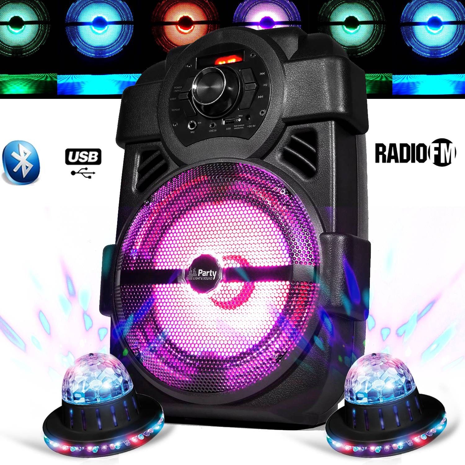 Party Light & Sound Kids Karaoke Speaker HANDY180