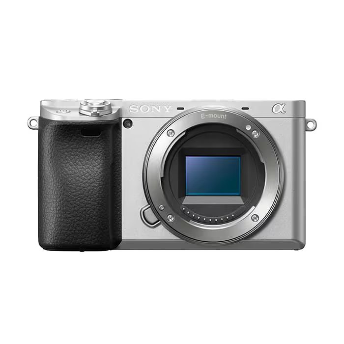 Cámara sin espejo Sony Alpha ILCE-6400 de 24,2 MP - Cuerpo en plata
