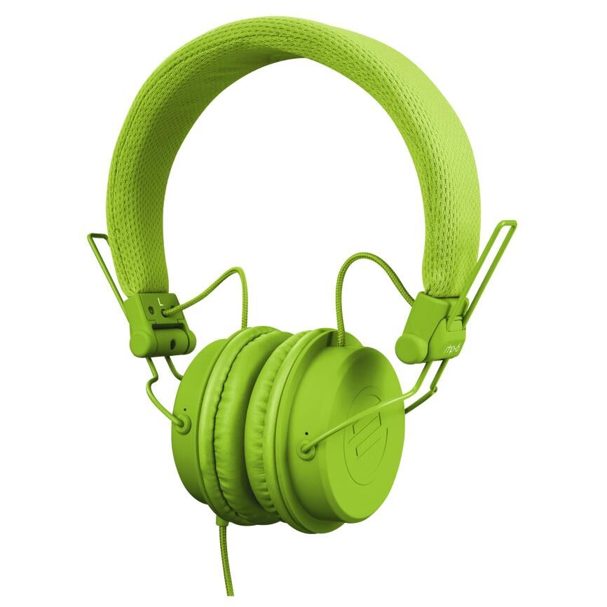 Reloop RHP-6 Headphones with Wire Arc Design for Calls and Music - Green