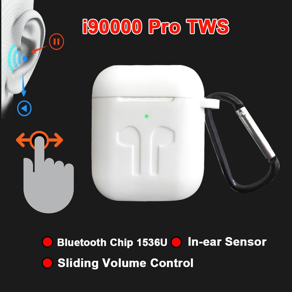Royal-love I90000 Pro TWS Wireless Bluetooth Earbuds - White Sport Kit