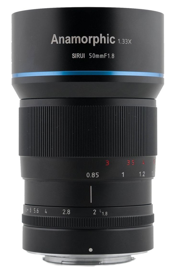 Sirui 50mm f/1.8 Anamorphic Lens with 1.33x Mount for Fujifilm