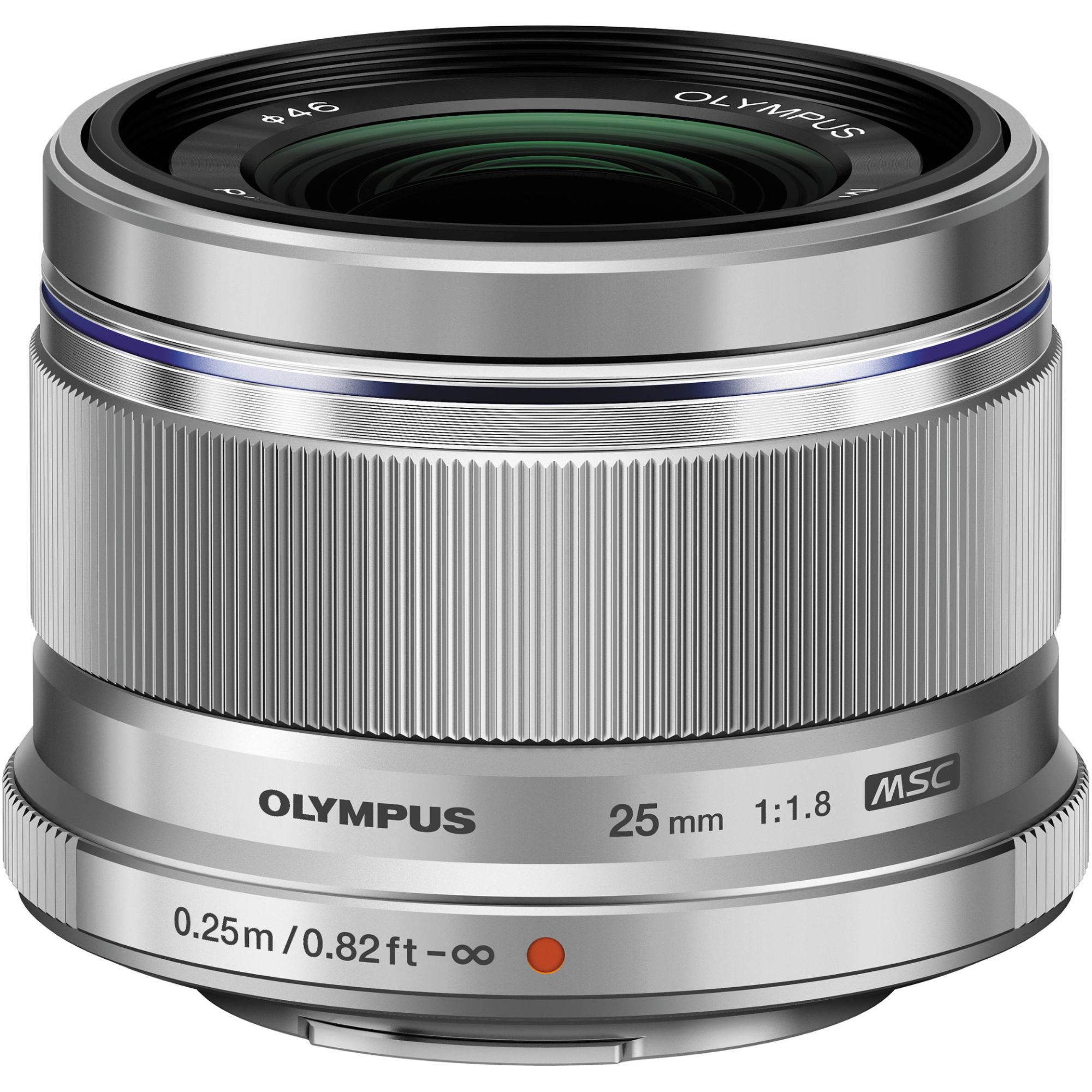 Olympus M. Zuiko Digital Lens 25mm f/1.8 Silver