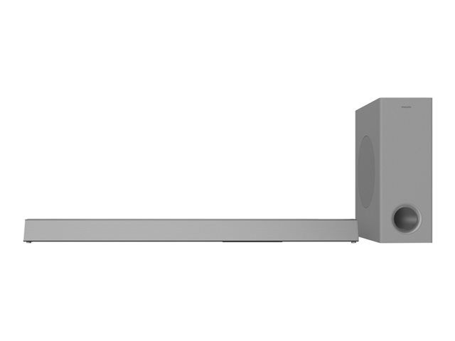 Barre de son Philips sans fil Bluetooth - Argent
