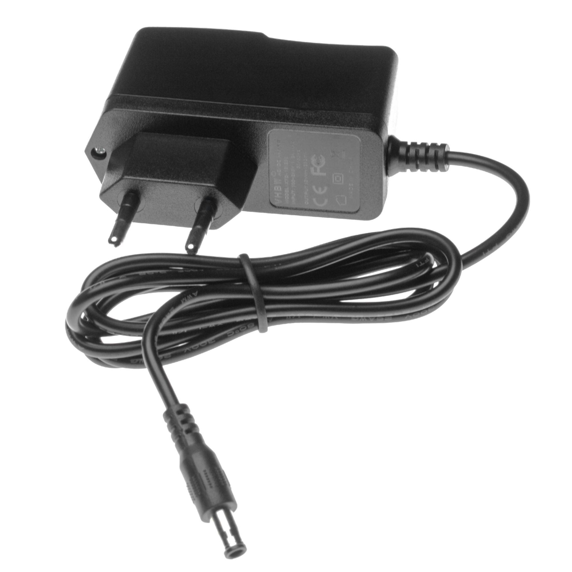 vhbw Power Supply Compatible with Philips 710, 720, 725, 730, 9750 Dictaphone; DC 12V, 1.25A