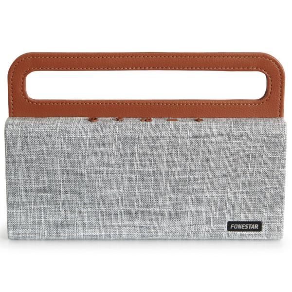Altavoz portátil Fonestar HANDY-G y altavoz de fiesta, marrón/gris