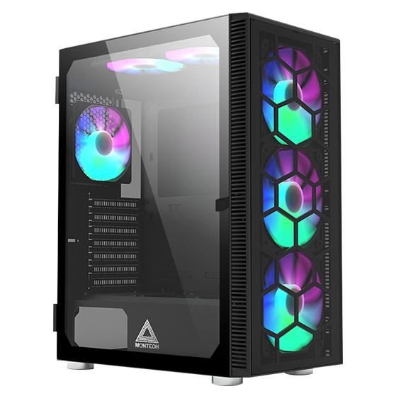 Torre Midi Montech X3 Vidrio Negro