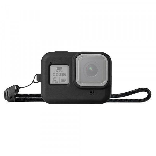 Wewoo Silicone Case with Lanyard for GoPro HERO8 Black