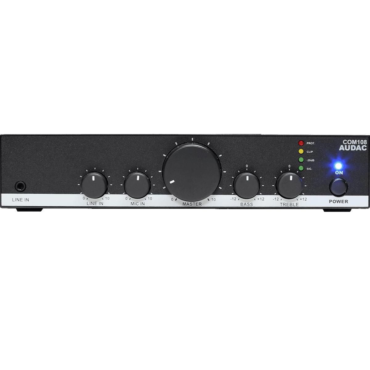 AUDAC SAU COM108 Amplified Mixers - 2 IN - 80W / 100V