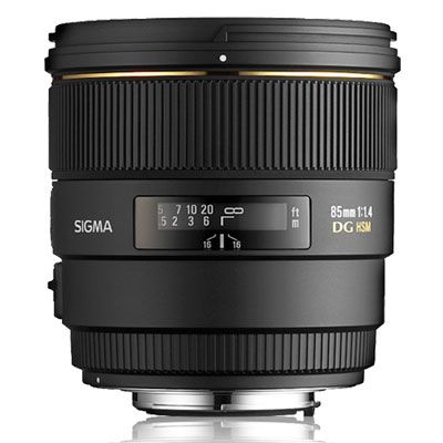 Objectif Sigma 85 mm f/1,4 EX DG HSM Noir
